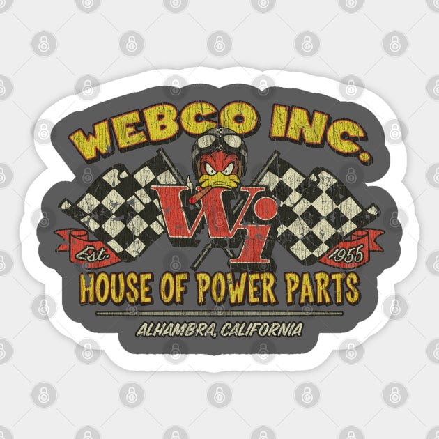 Webco Inc. House of Power Racing Sticker by JCD666